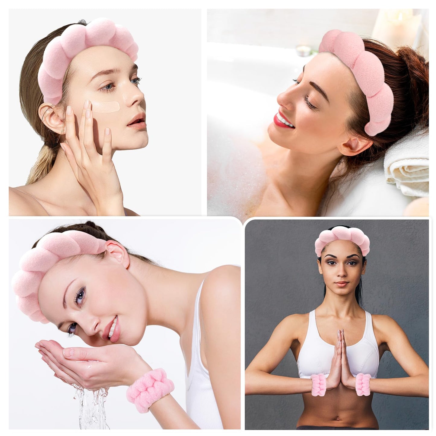 Spa Headband & Wristband Set