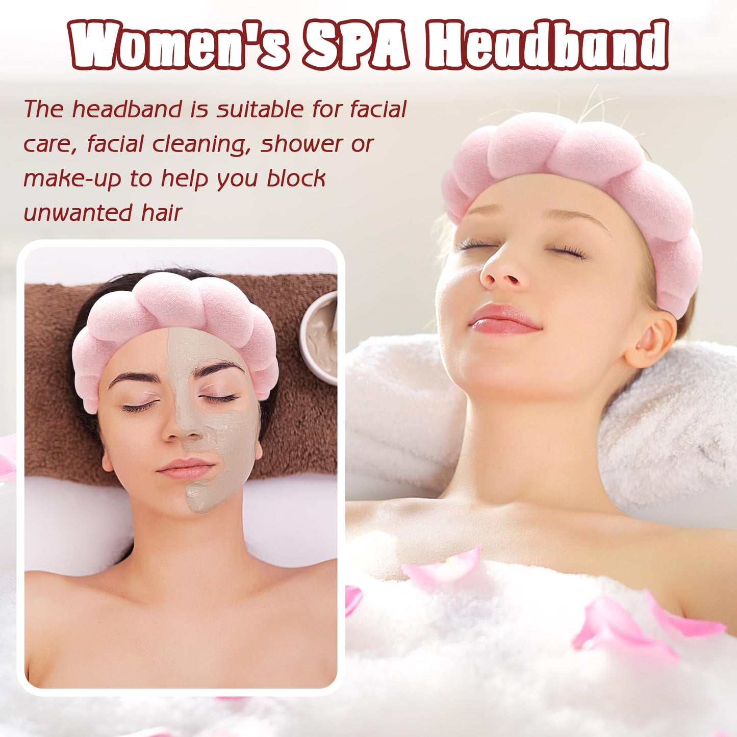 Spa Headband & Wristband Set