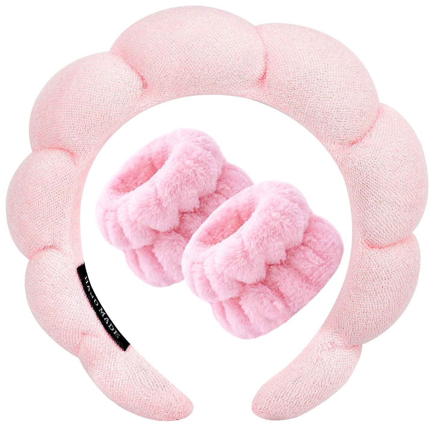 Spa Headband & Wristband Set